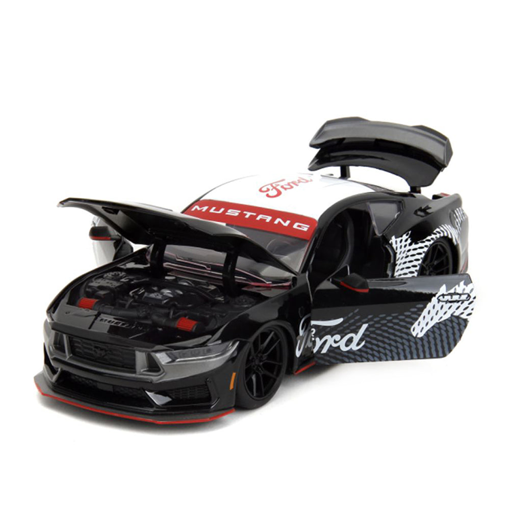 Jada 1:24 Scale Big Time Muscle 2024 Ford Mustang Dark Horse Diecast Car Model