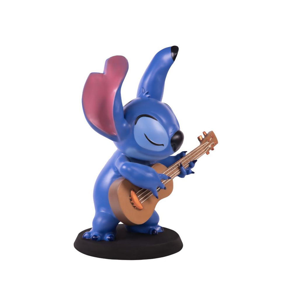 Ikon Collectables Lilo And Stitch Stich With Guitar Resin Statue Collectible