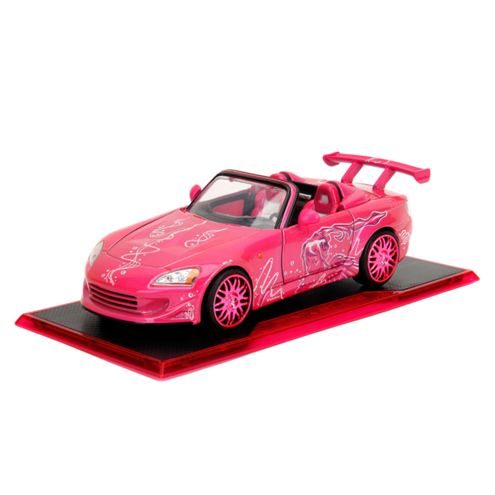 Jada 1:24 Scale Pink Slips Suki's Honda S2000 Pink Diecast Car Model