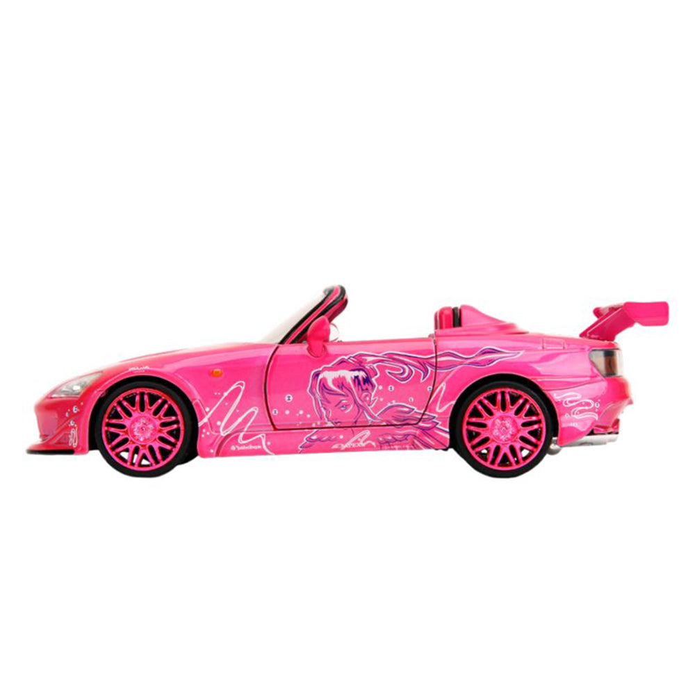 Jada 1:24 Scale Pink Slips Suki's Honda S2000 Pink Diecast Car Model