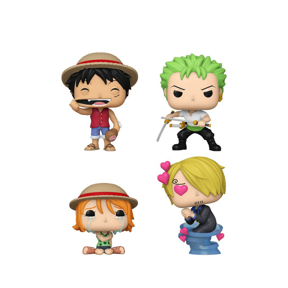 Funko One Piece Refresh Pop! Figure Monkey D. Luffy Roronoa Zoro Nami & Sanji