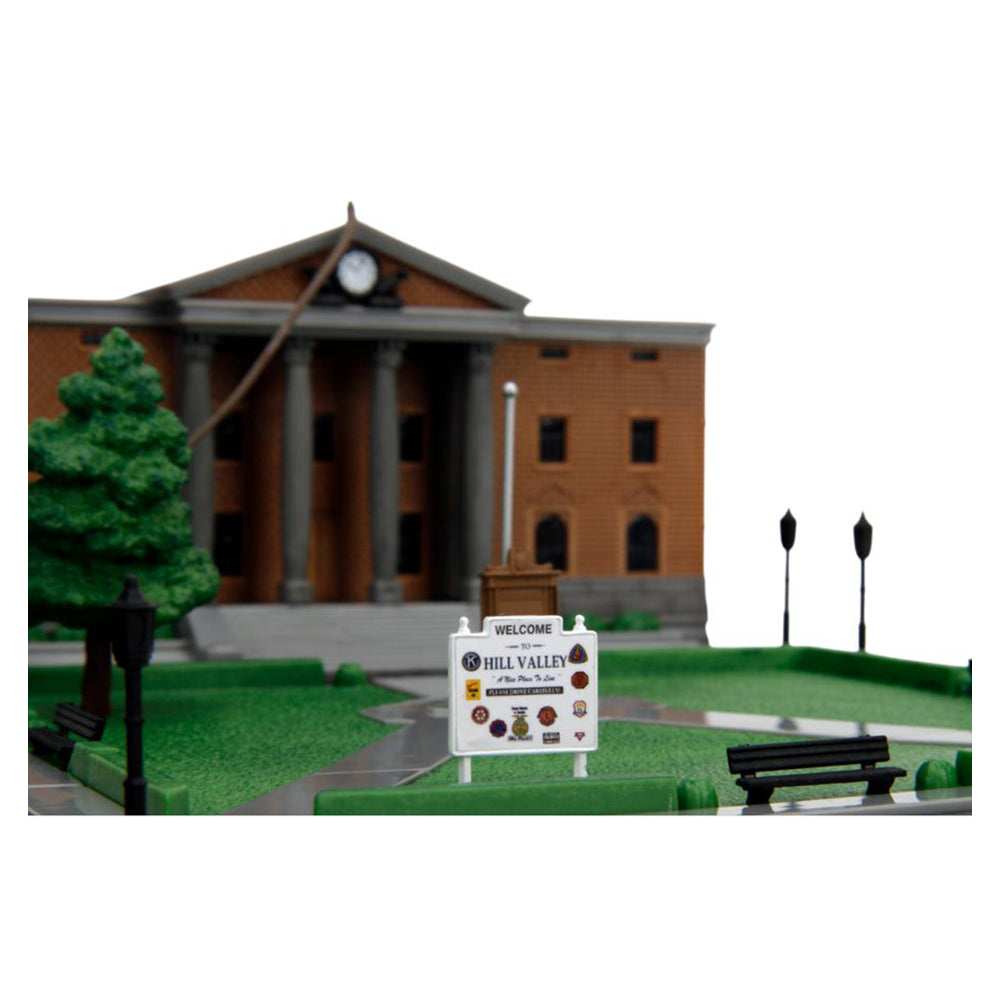 Jada Back To The Future Nano Scene Hill Valley Courthouse Diecast Set Model