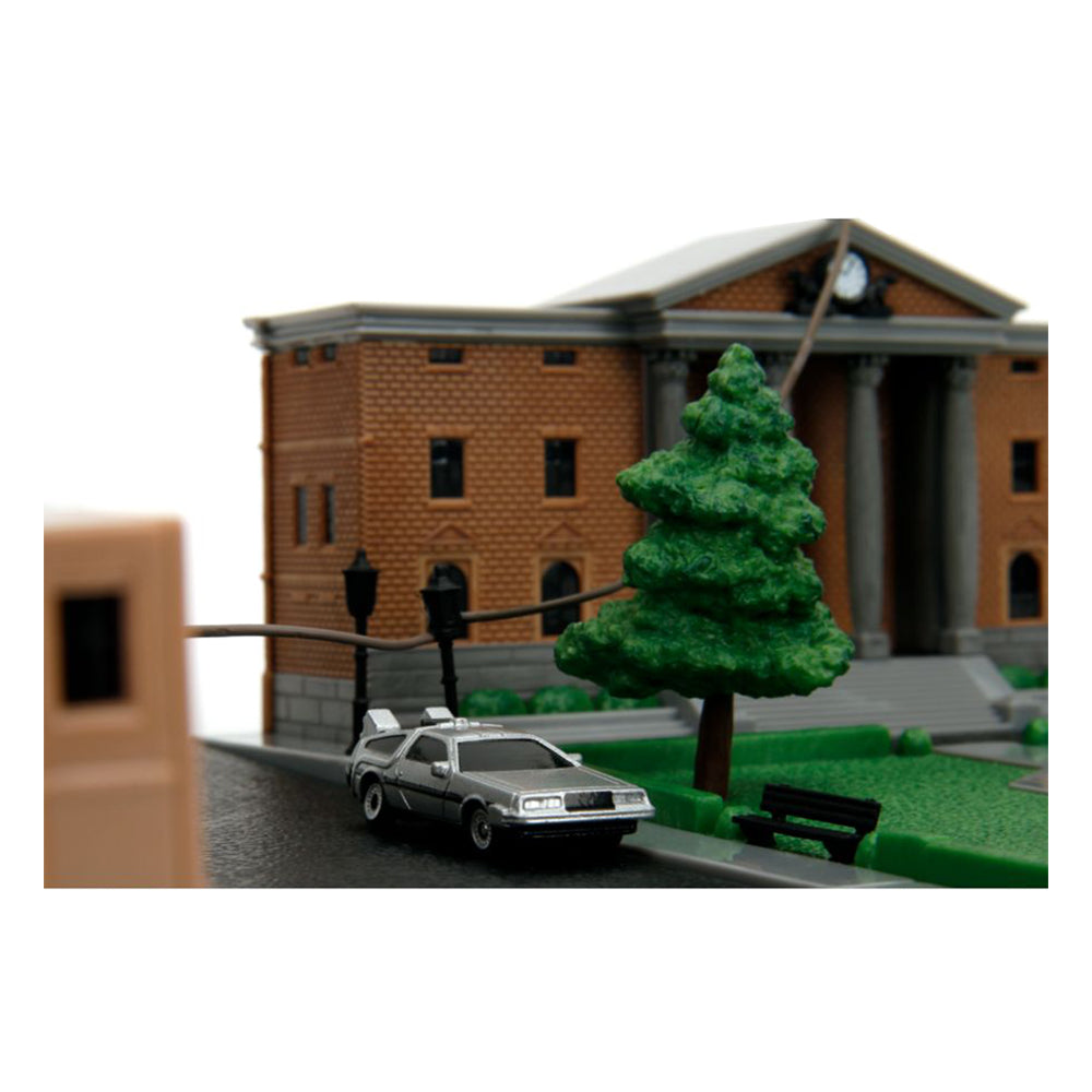 Jada Back To The Future Nano Scene Hill Valley Courthouse Diecast Set Model