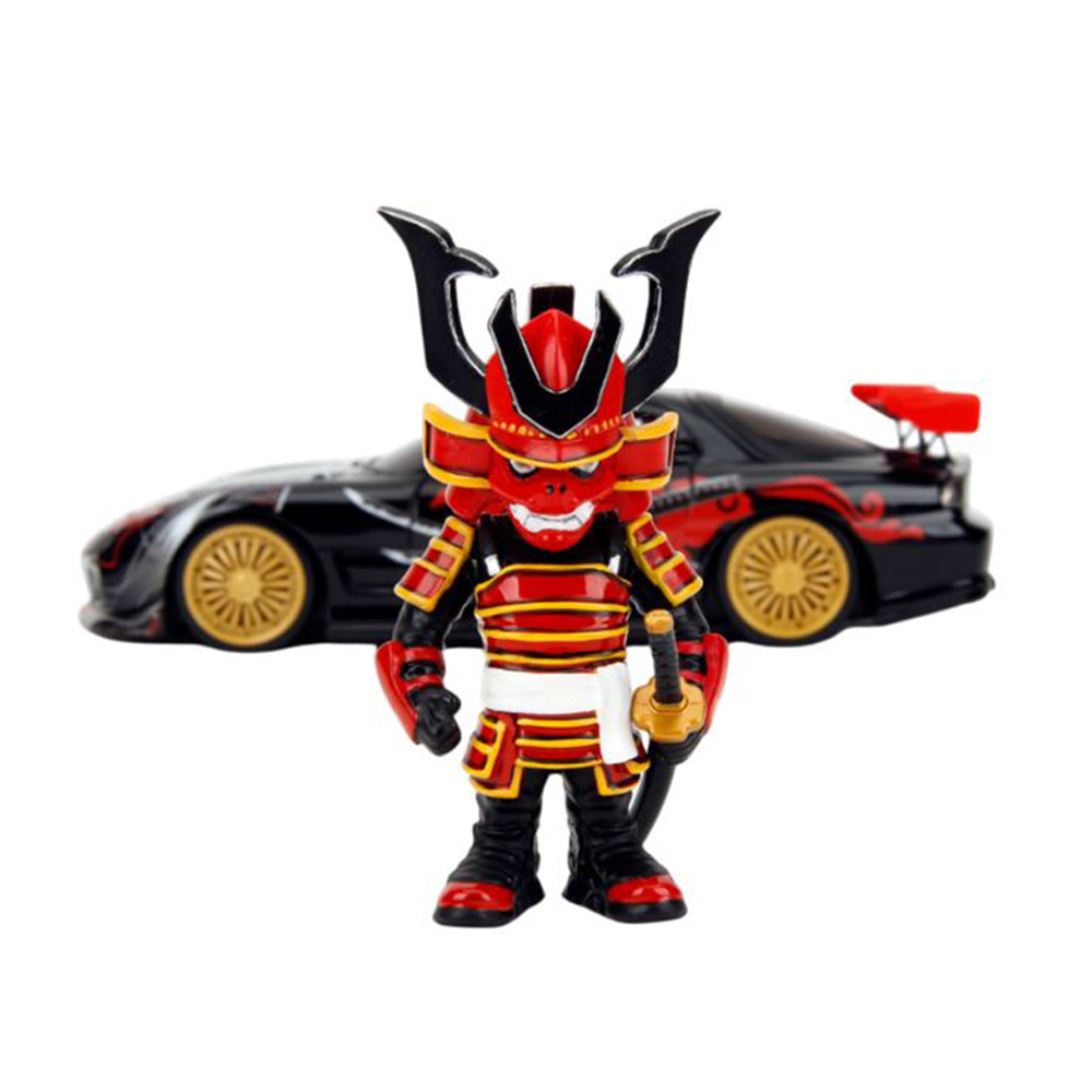 Jada 1:24 Scale Lab Monkeys Mazda RX7 With Saru Figure Diecast Vehicle