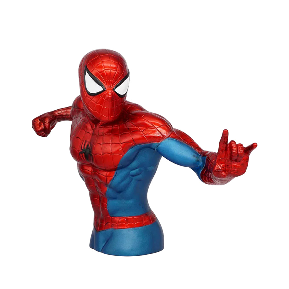 Monogram The Amazing Spider-Man Spider-Man Bust Figure Coin Bank Piggy Bank