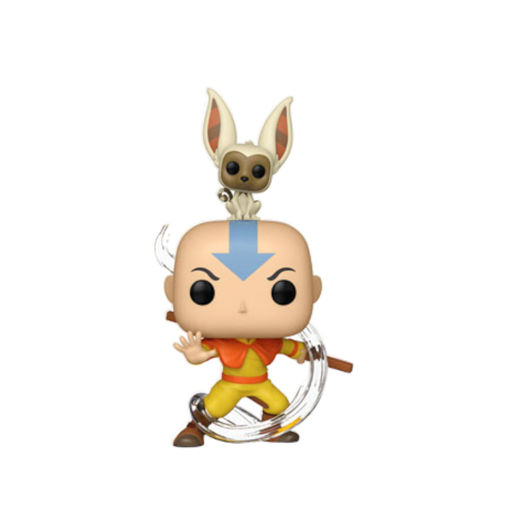 Funko Avatar The Last Airbender Aang With Momo Pop! Vinyl Figure Collectible