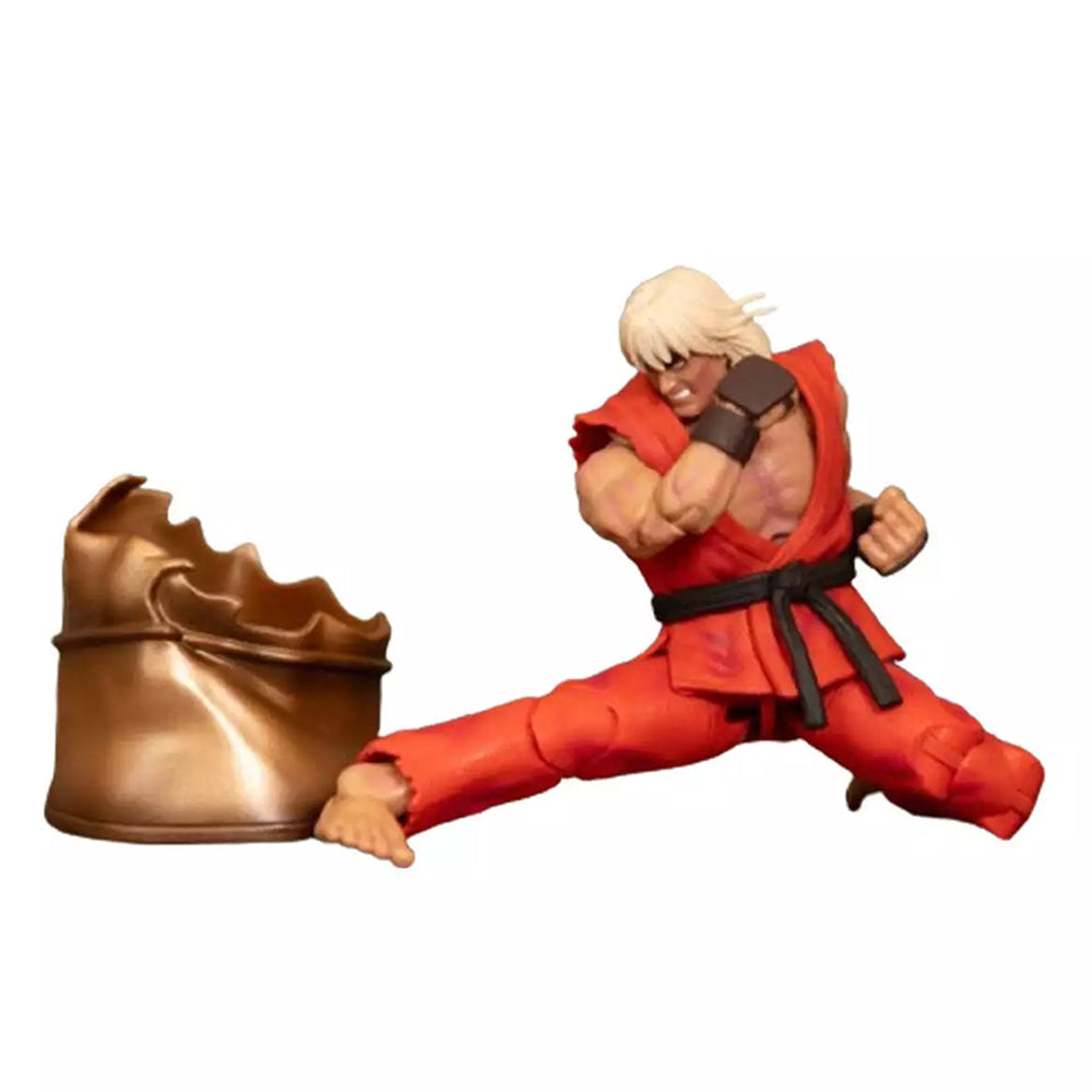 Jada Ultra Street Fighter II The Final Challengers Violent Ken Deluxe 6" Figure