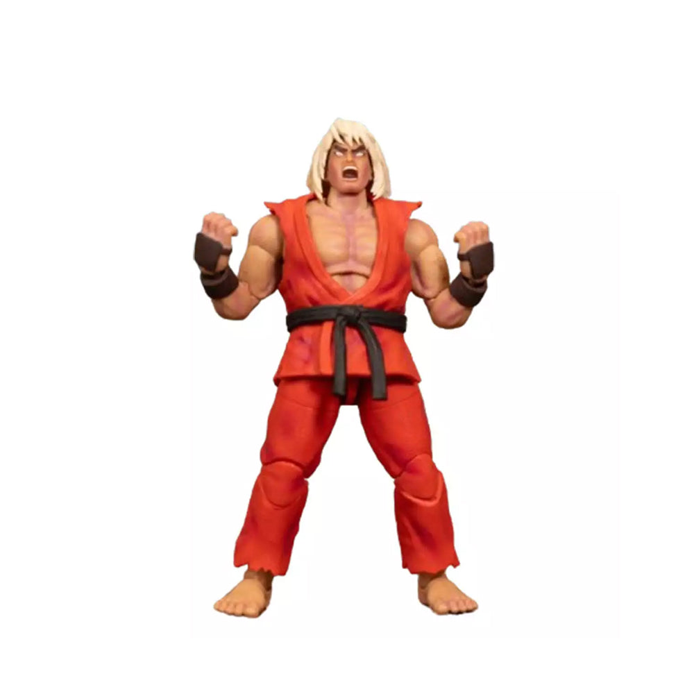 Jada Ultra Street Fighter II The Final Challengers Violent Ken Deluxe 6" Figure