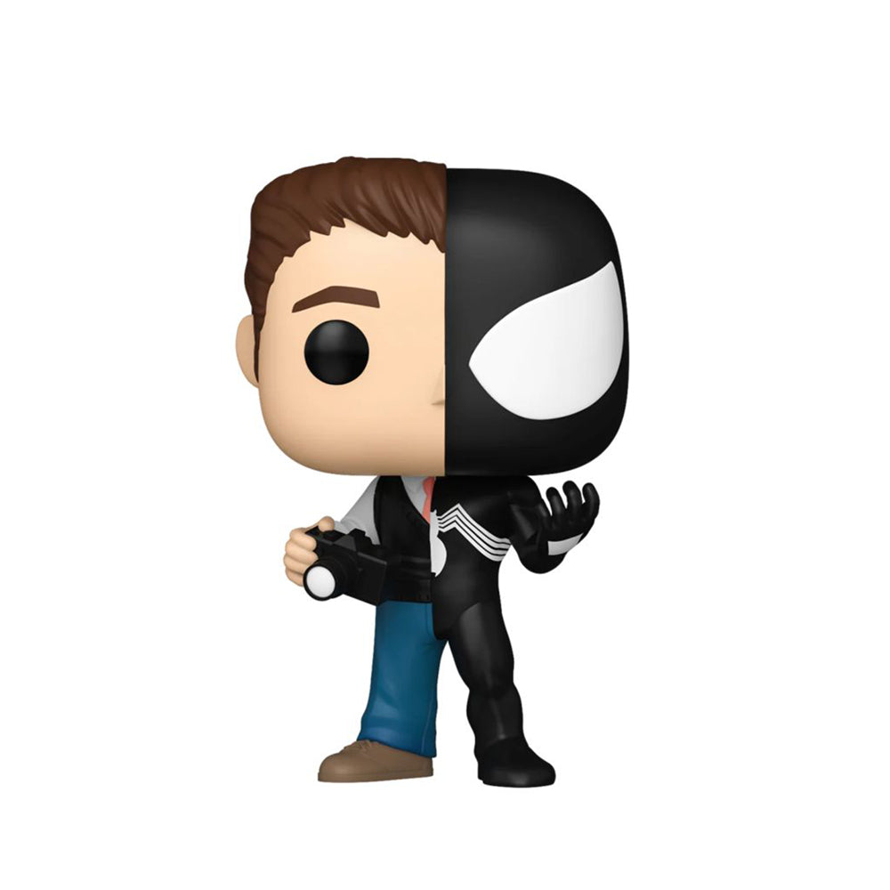 Funko Marvel Split Peter Parker Symbiote Suit Pop! Vinyl Figure Collectible