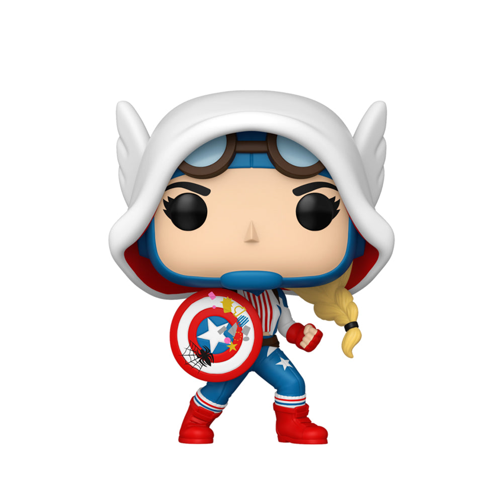 Funko Marvel Comics Gwen-Verse Cap-Gwen Pop! Vinyl Figure Collectible