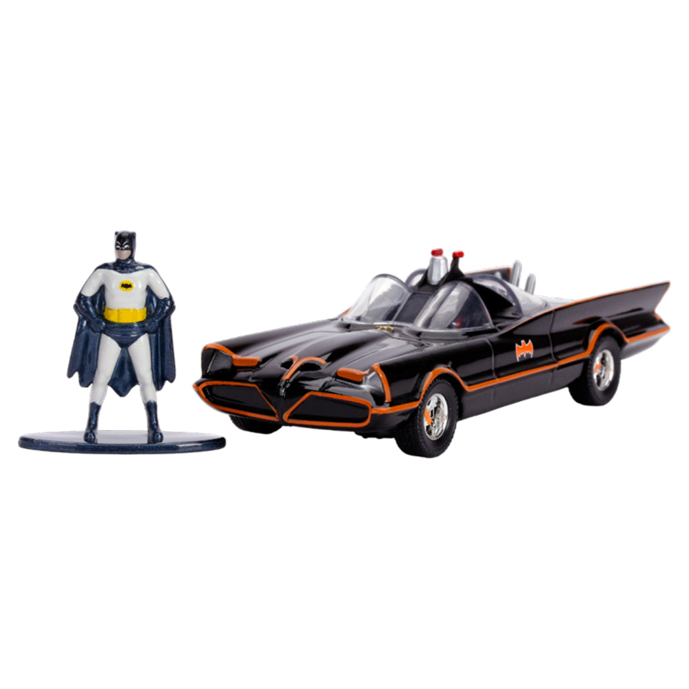 Jada 1:32 Scale Batman Classic TV Series Batmobile With Batman Figure Model