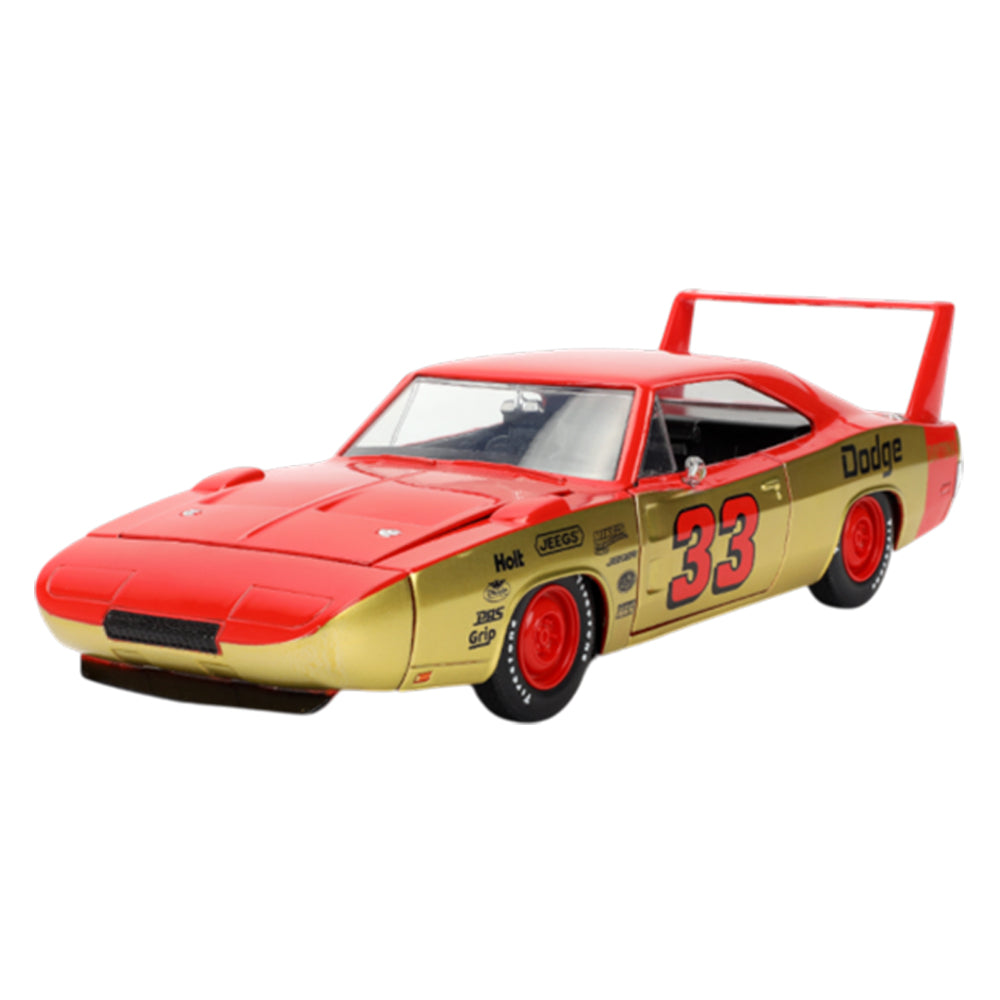Jada 1:24 Scale Big Time Muscle 1969 Dodge Charger Daytona Diecast Vehicle