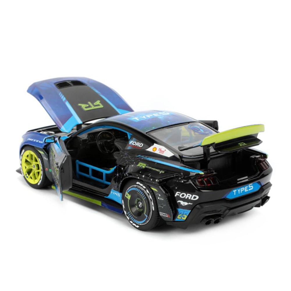 Jada 1:24 Big Time Muscle Vaughn Gittin Jr 2024 Ford Mustang RTR Diecast Car