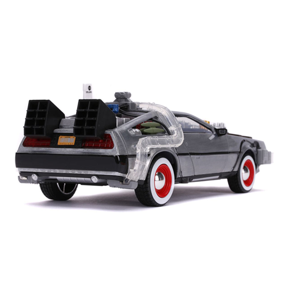Jada 1:24 Scale Back To The Future Part 3 DeLorean Time Machine Diecast Vehicle