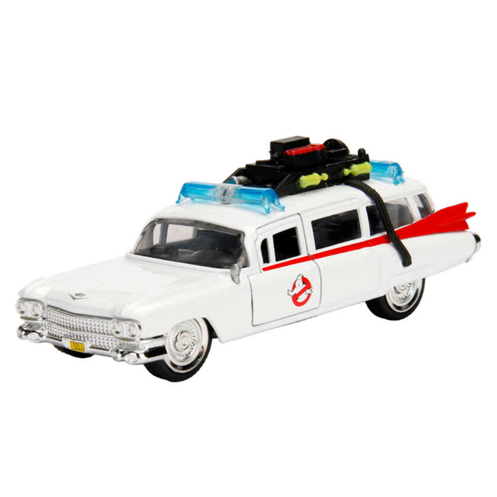 Jada 1:32 Scale Ghostbusters 1984 Hollywood Rides Ecto-1 Diecast Vehicle
