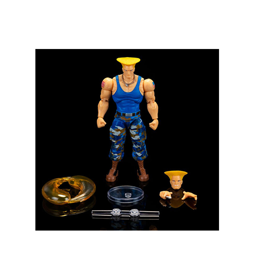 Jada Street Fighter II The Final Challengers 6'' Guile Player 2 Figure Toy