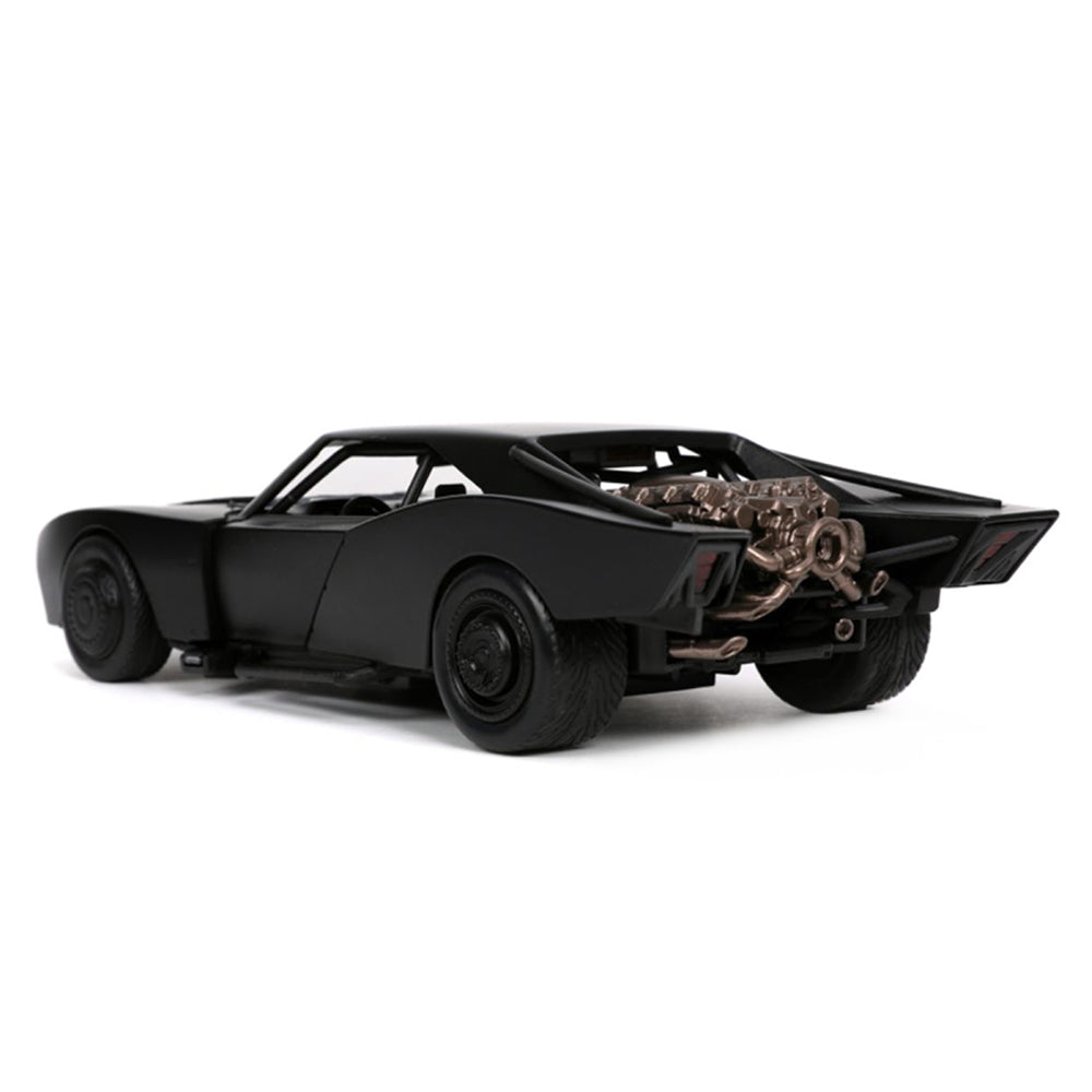 Jada 1:24 Scale Hollywood Ride The Batman Batmobile With Batman Figurine Diecast Model