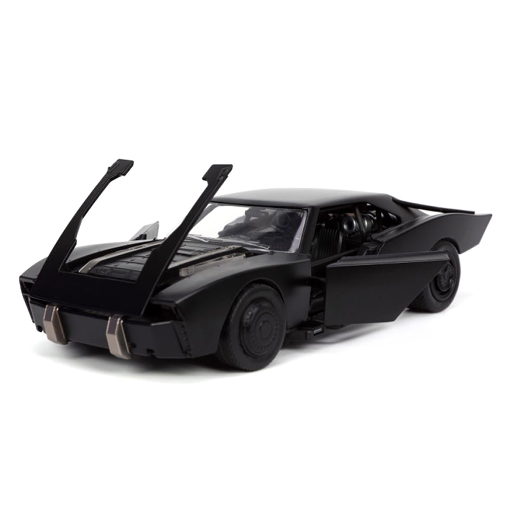Jada 1:24 Scale Hollywood Ride The Batman Batmobile With Batman Figurine Diecast Model