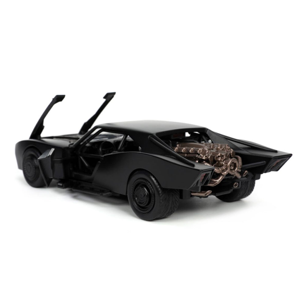 Jada 1:24 Scale Hollywood Ride The Batman Batmobile With Batman Figurine Diecast Model