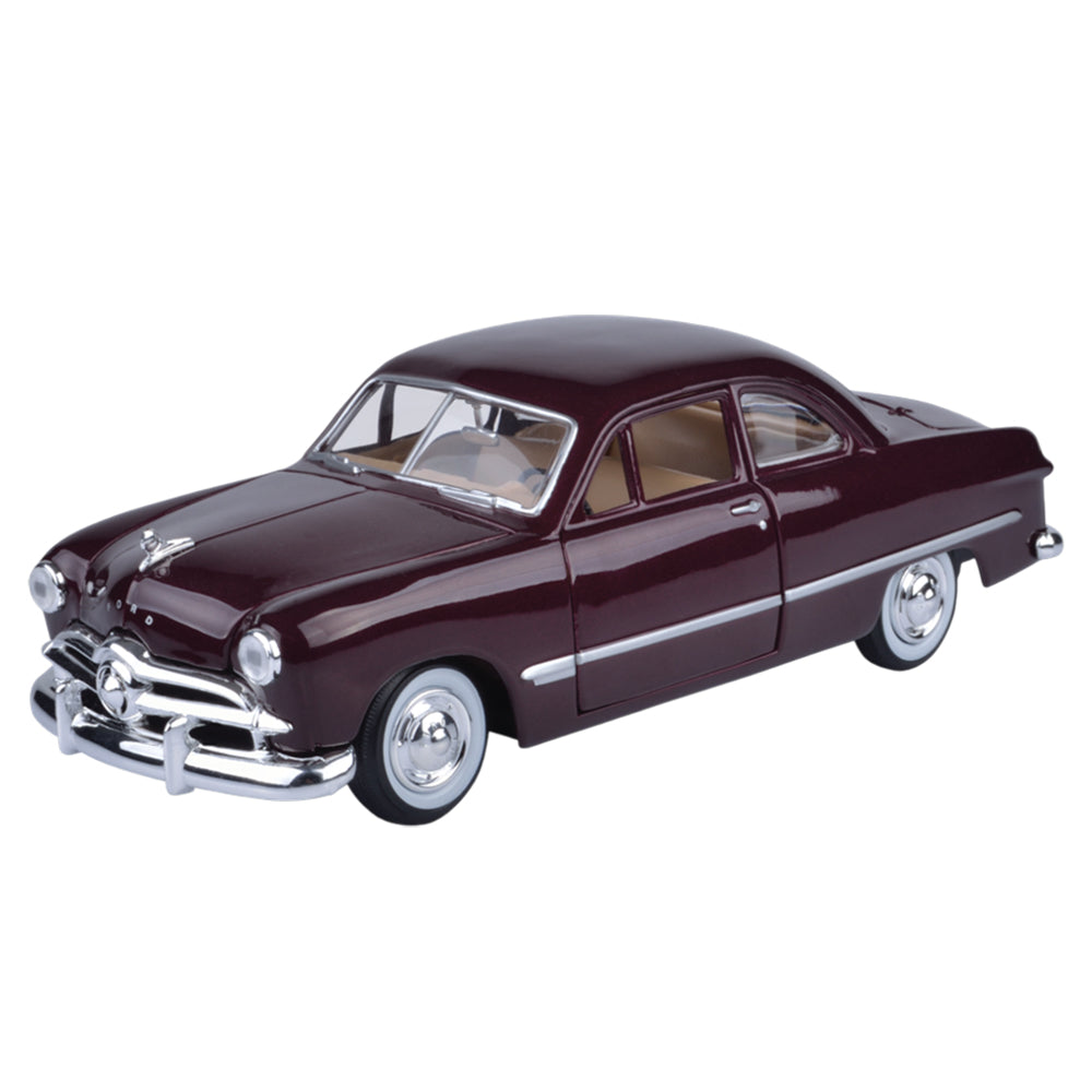 Motormax 1:24 Scale Timeless Legends 1949 Ford Coupe Burgundy Diecast Car