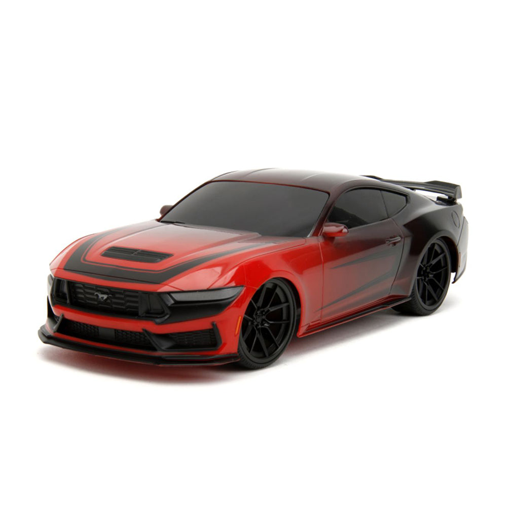 Jada 1:16 Scale Big Time Muscle 2024 Ford Mustang Dark Horse Remote Control Car