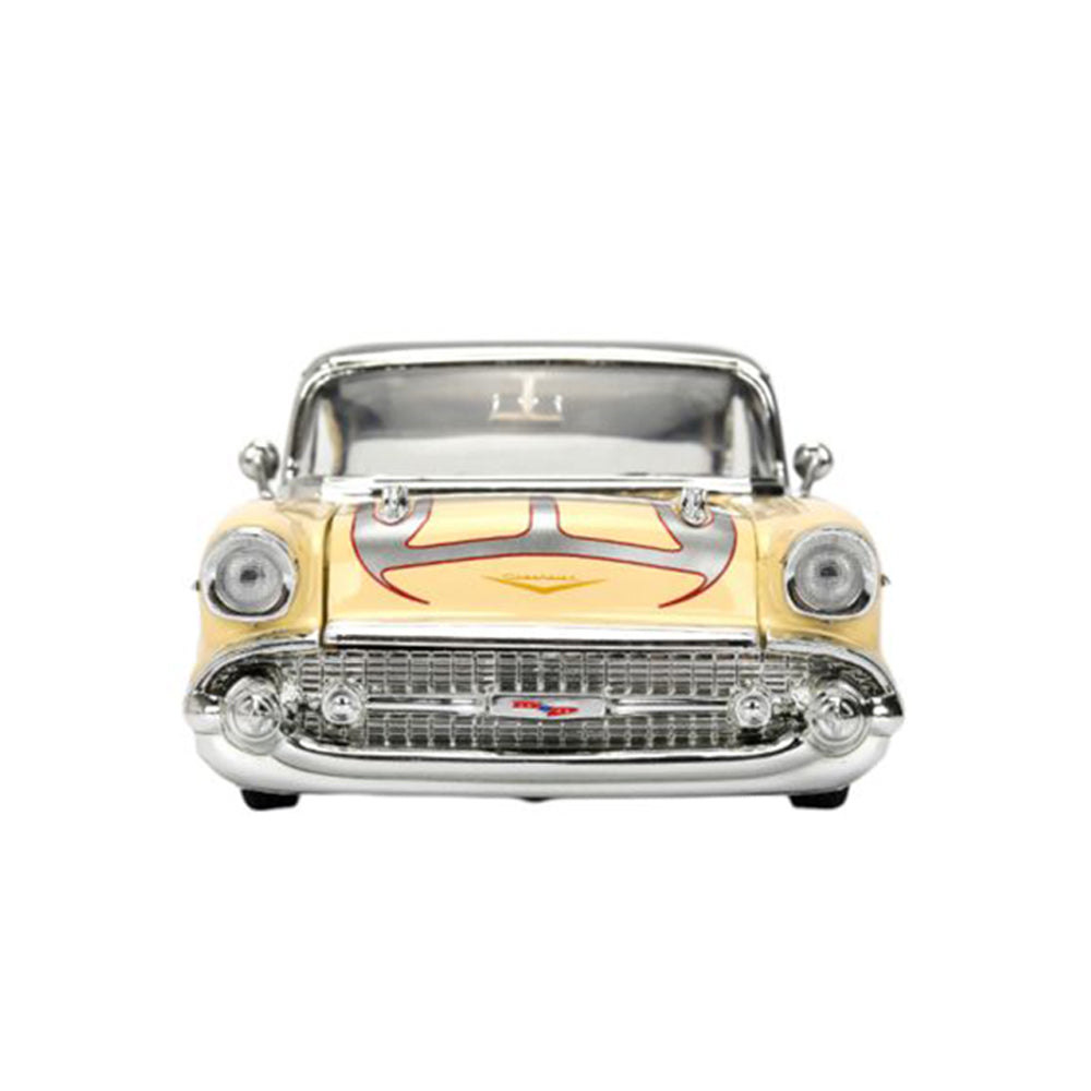 Jada 1:24 Scale Big Time Muscle 1957 Chevrolet Bel Air Diecast Car Model