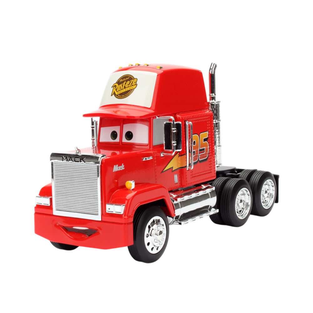 Jada 1:24 Scale Disney Pixar Cars Mack Truck Diecast Vehicle Toy Model