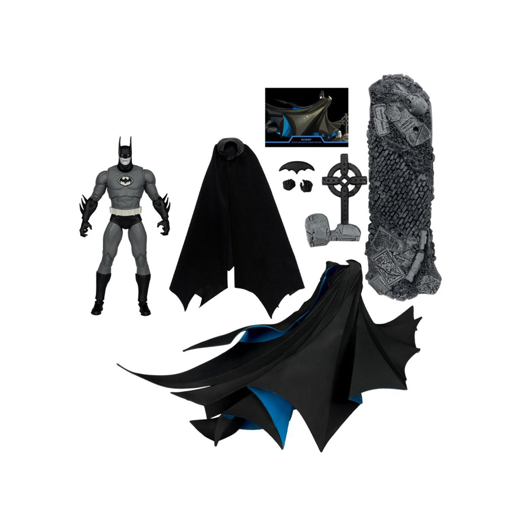 McFarlane Batman Year Two Black & White Accent Gold Label Action Figure