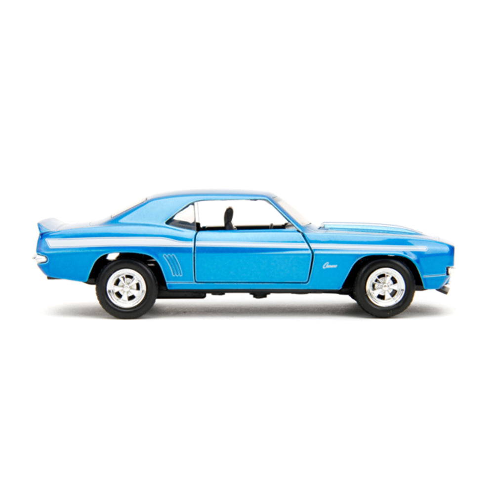 Jada 1:32 Scale Fast & Furious 1969 Chevrolet Camaro Blue Diecast Model Car