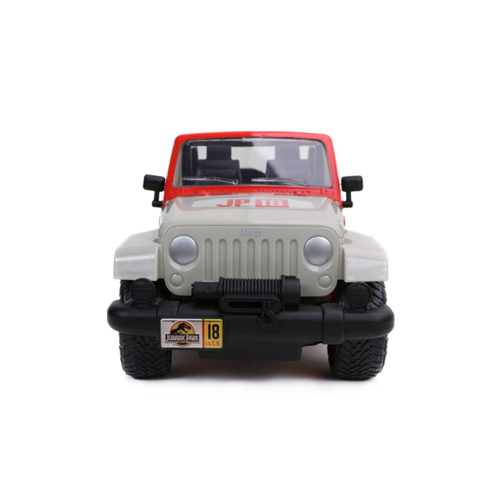 Jada 1:16 Scale Jurassic World 2014 Jeep Wrangler Remote Control Diecast Car