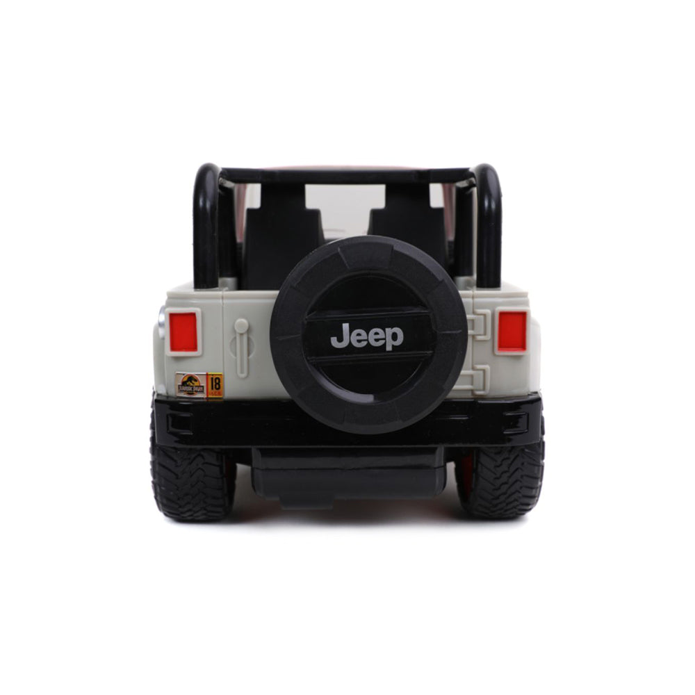 Jada 1:16 Scale Jurassic World 2014 Jeep Wrangler Remote Control Diecast Car