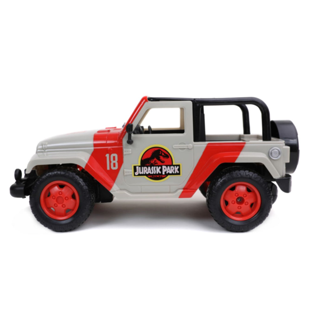 Jada 1:16 Scale Jurassic World 2014 Jeep Wrangler Remote Control Diecast Car