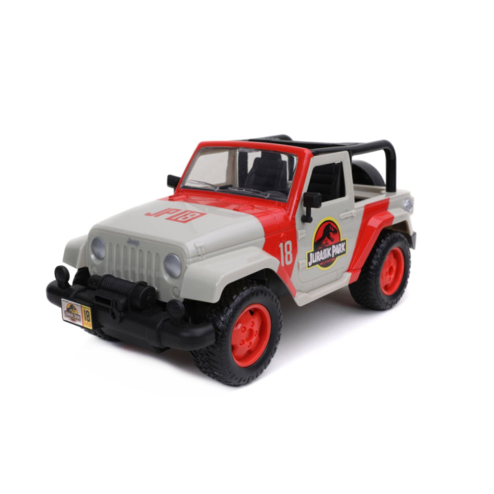 Jada 1:16 Scale Jurassic World 2014 Jeep Wrangler Remote Control Diecast Car