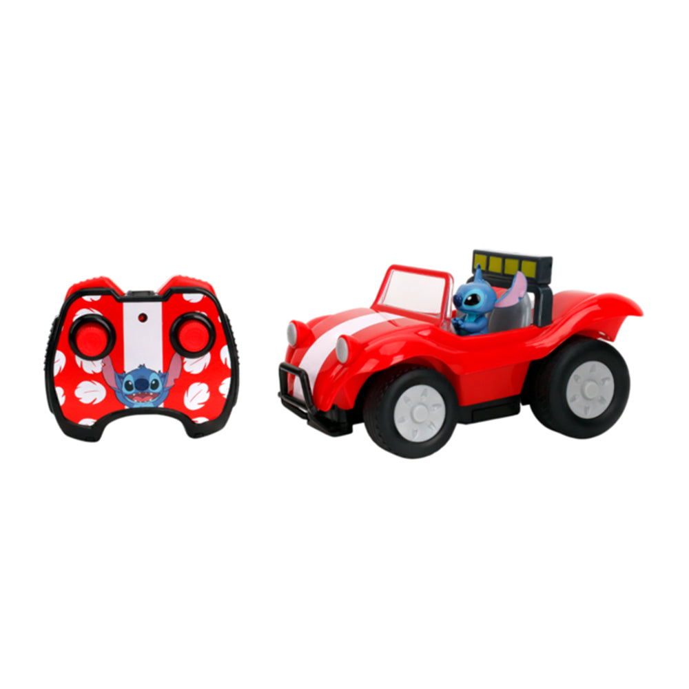 Jada 1:24 Scale Lilo & Stitch Stitch In Red Buggy Remote Control Model Car Toy