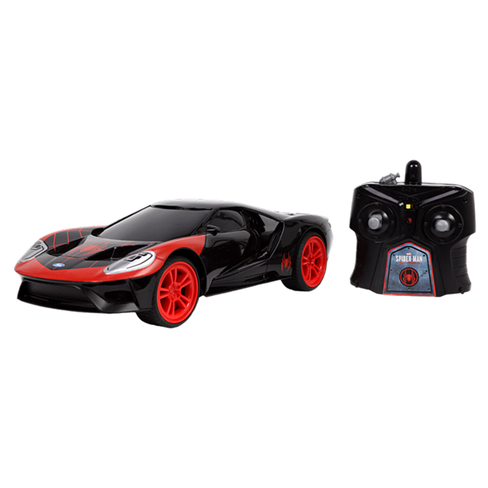 Jada 1:16 Scale Marvel Spider-Man 2017 Ford GT Mile Morales Remote Control Model