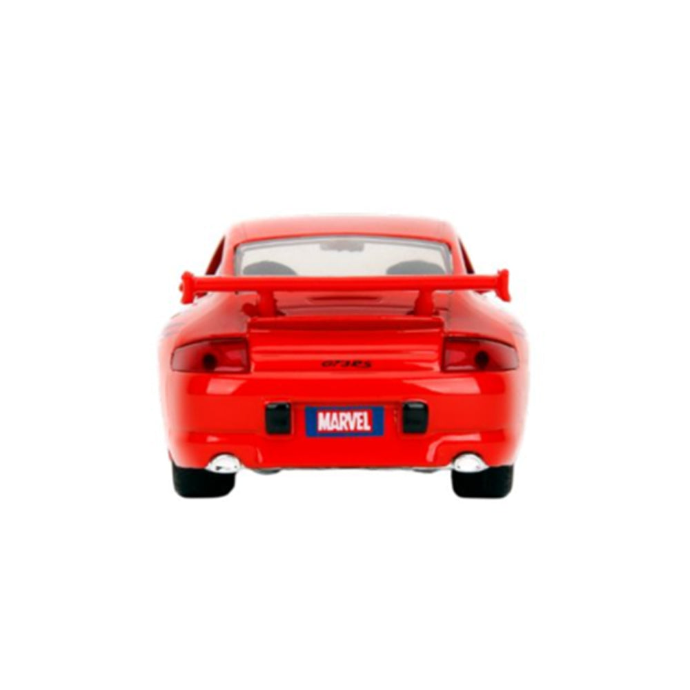 Jada 1:32 Scale Marvel Spider-Man Porsche 911 GT3 RS 996 Diecast Vehicle