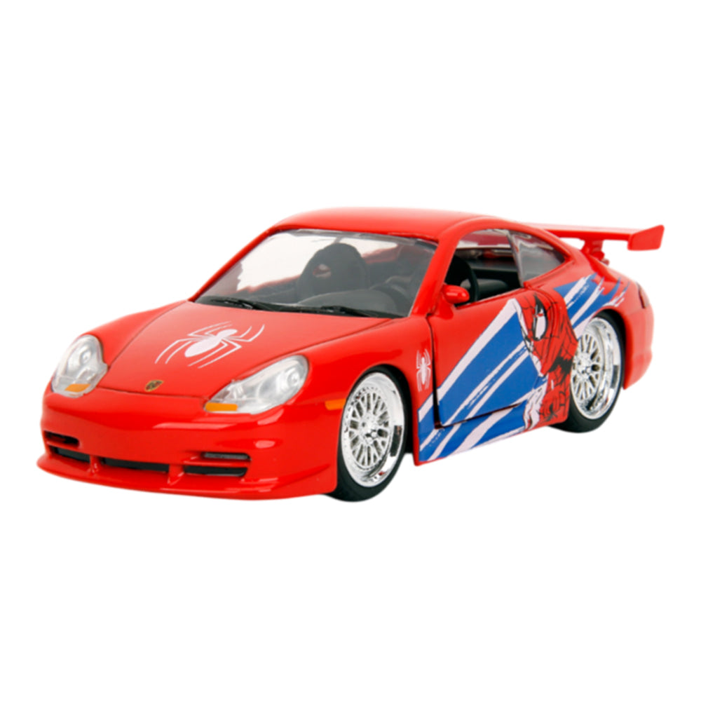 Jada 1:32 Scale Marvel Spider-Man Porsche 911 GT3 RS 996 Diecast Vehicle