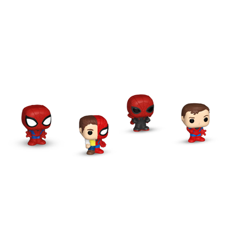 Funko Spider-Man Peter Parker/Spider-Man Split Bitty Pop! Figure Model 4-Pack