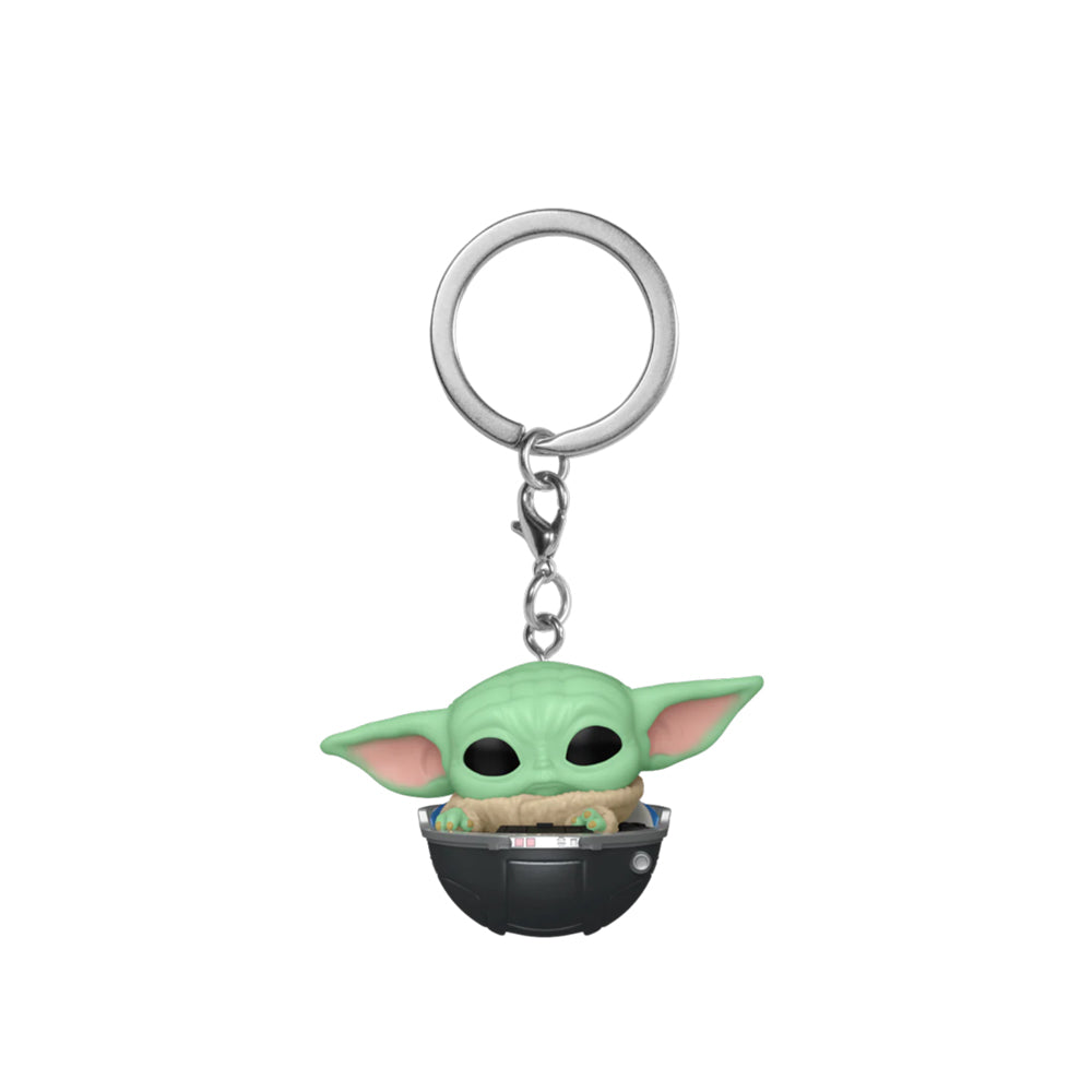 Funko Star Wars Mandalorian Grogu In Pram Pocket Pop! Keychain Collectible