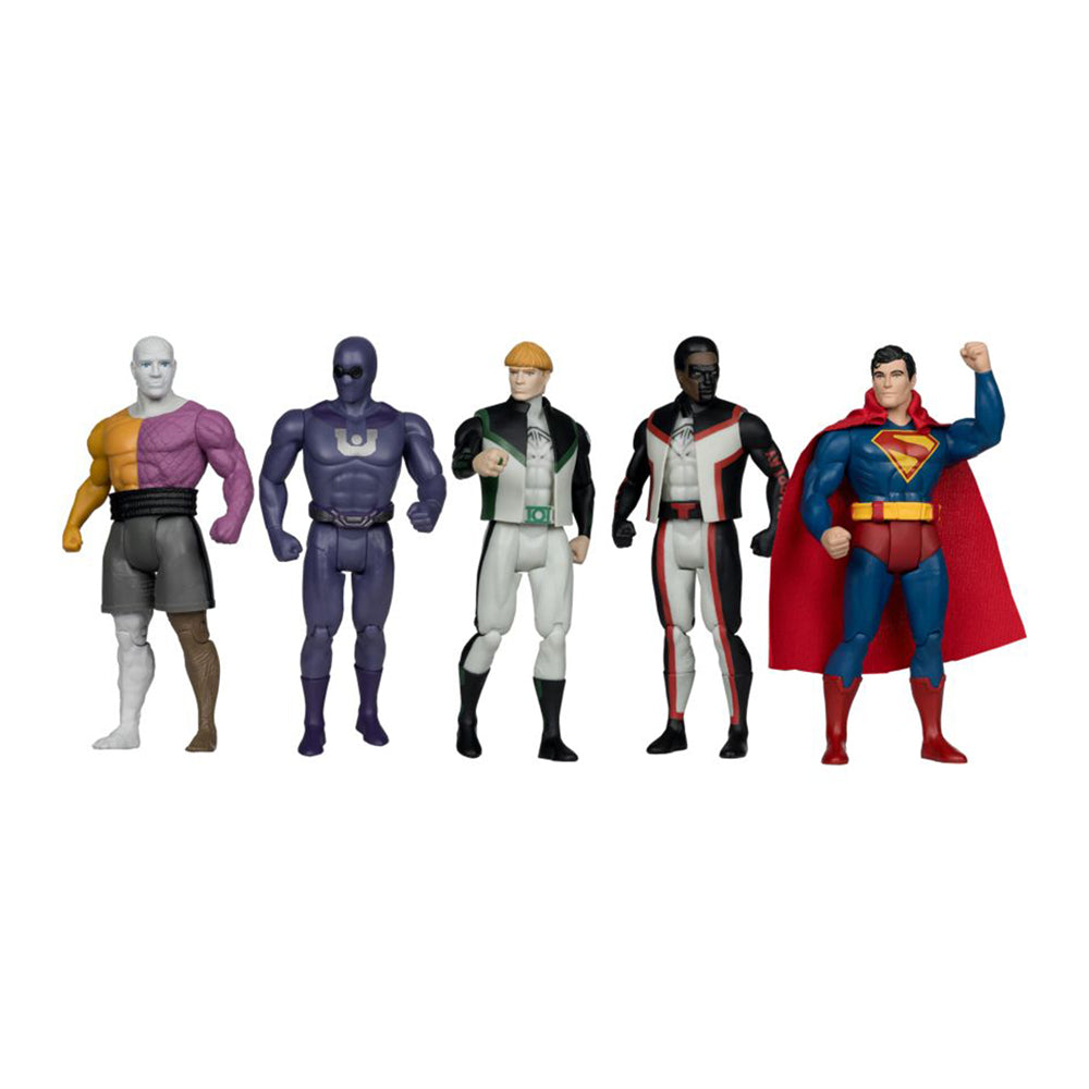 McFarlane Superman 2025 Gold Label Super Powers Action Figure Collectible 5-Pack