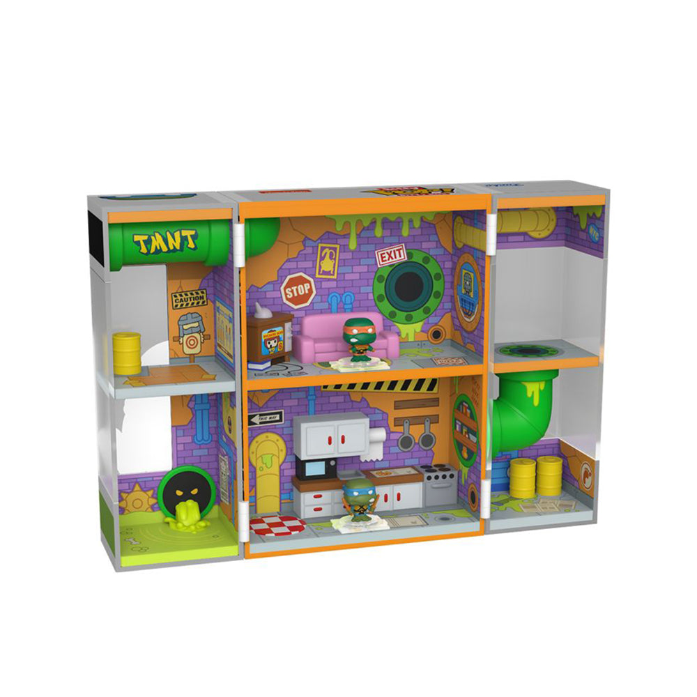 Funko Teenage Mutant Ninja Turtles Sewer Lair Bitty Pop! Box Playset Figure