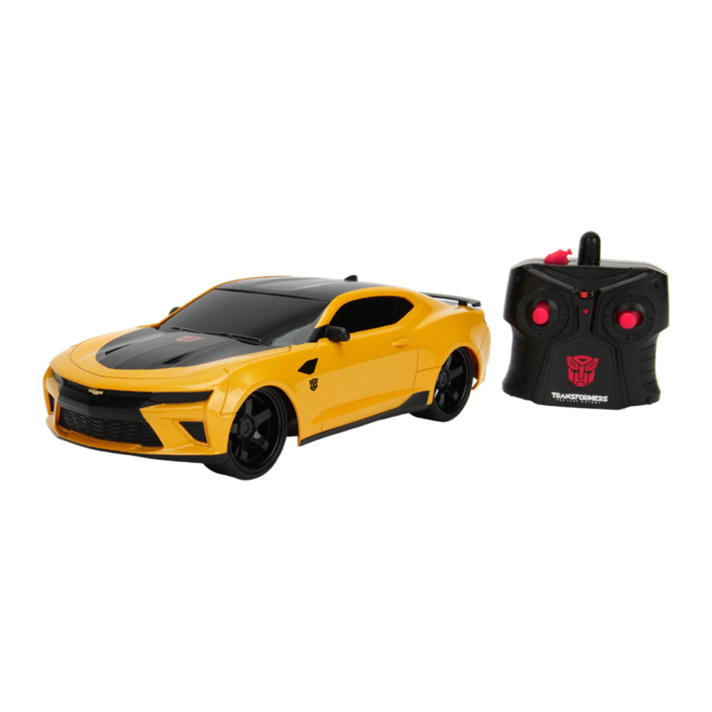 Jada 1:16 Scale Transformers 2016 Chevy Camaro SS Bumblebee Remote Control Car