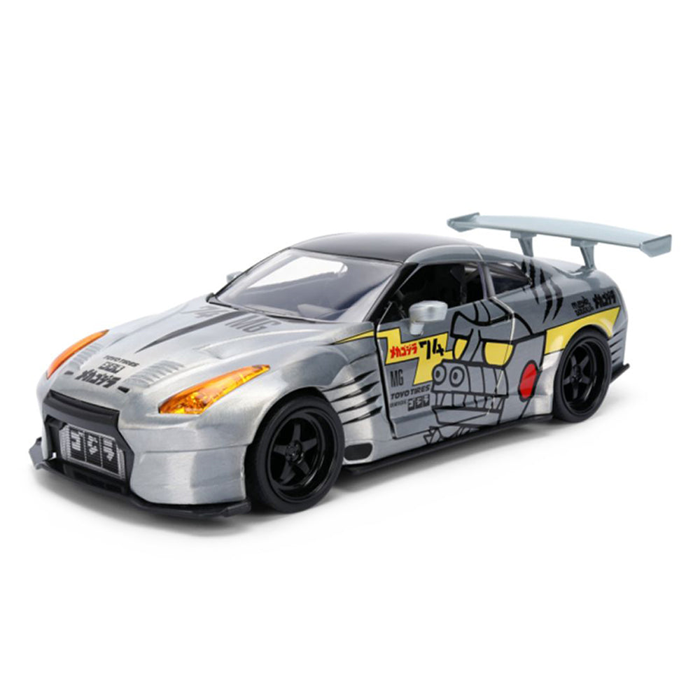 Jada 1:24 Scale Godzilla 2009 Nissan GT-R R35 Ben Sopra Diecast Car Model