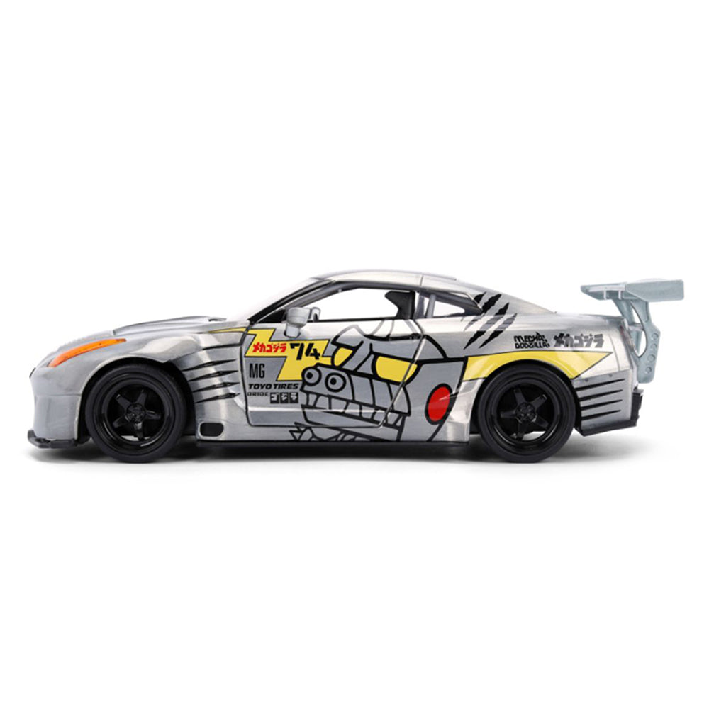 Jada 1:24 Scale Godzilla 2009 Nissan GT-R R35 Ben Sopra Diecast Car Model