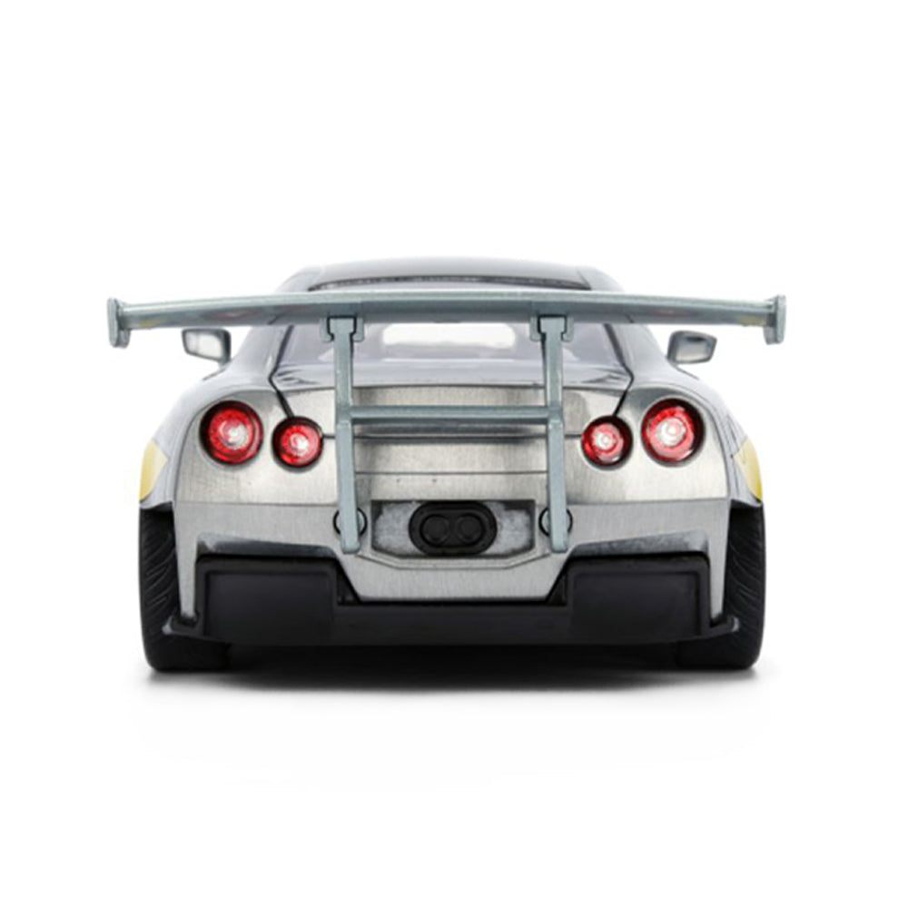 Jada 1:24 Scale Godzilla 2009 Nissan GT-R R35 Ben Sopra Diecast Car Model