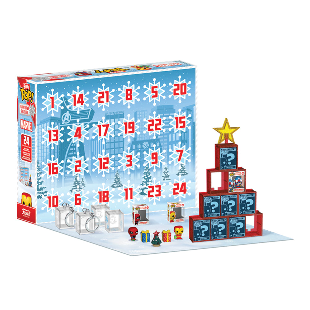 Funko Marvel Comics Holiday Countdown Calendar Bitty Pop! Figure Collectible