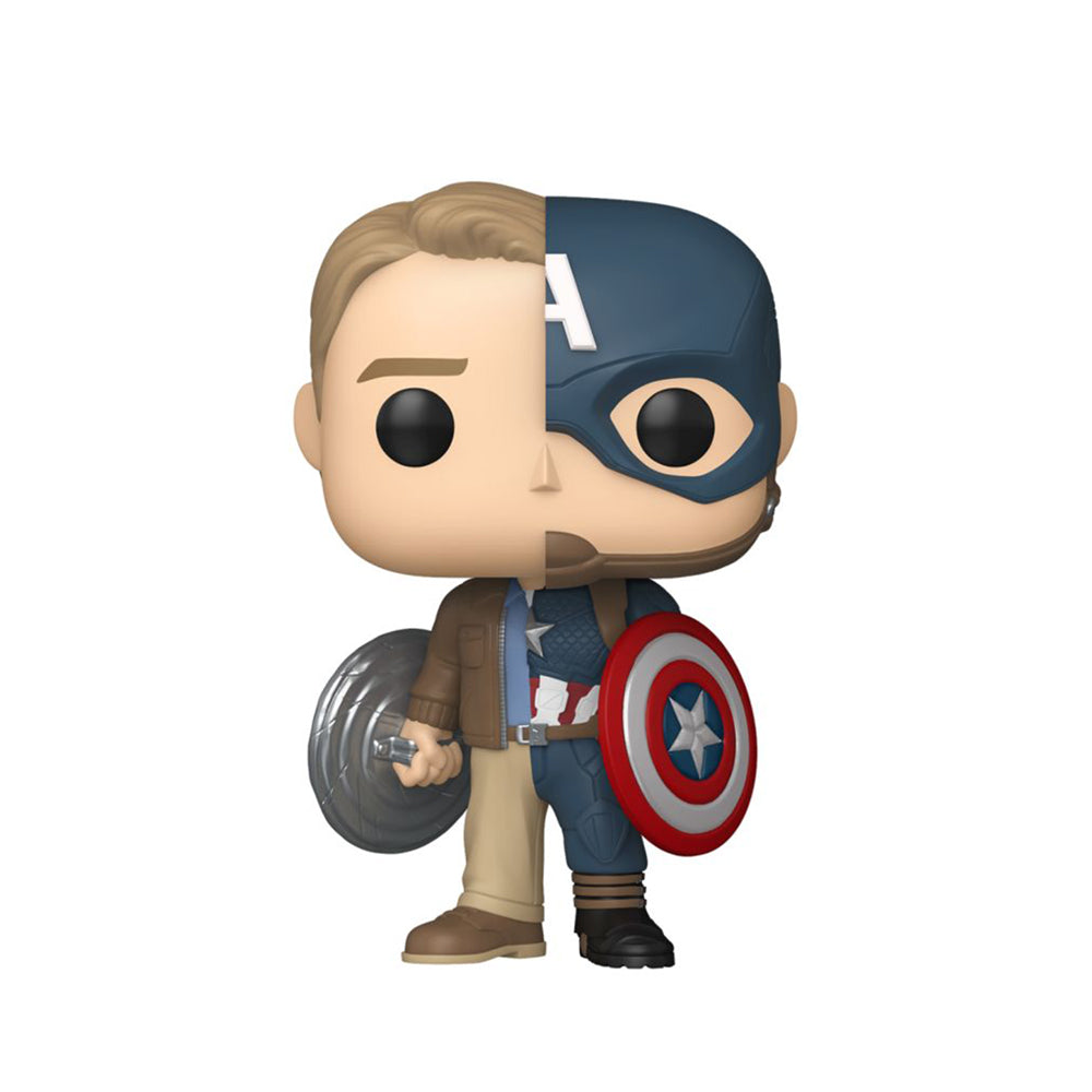 Funko Marvel Infinity Saga Steve Rogers/Captain America Split Pop! Collectible