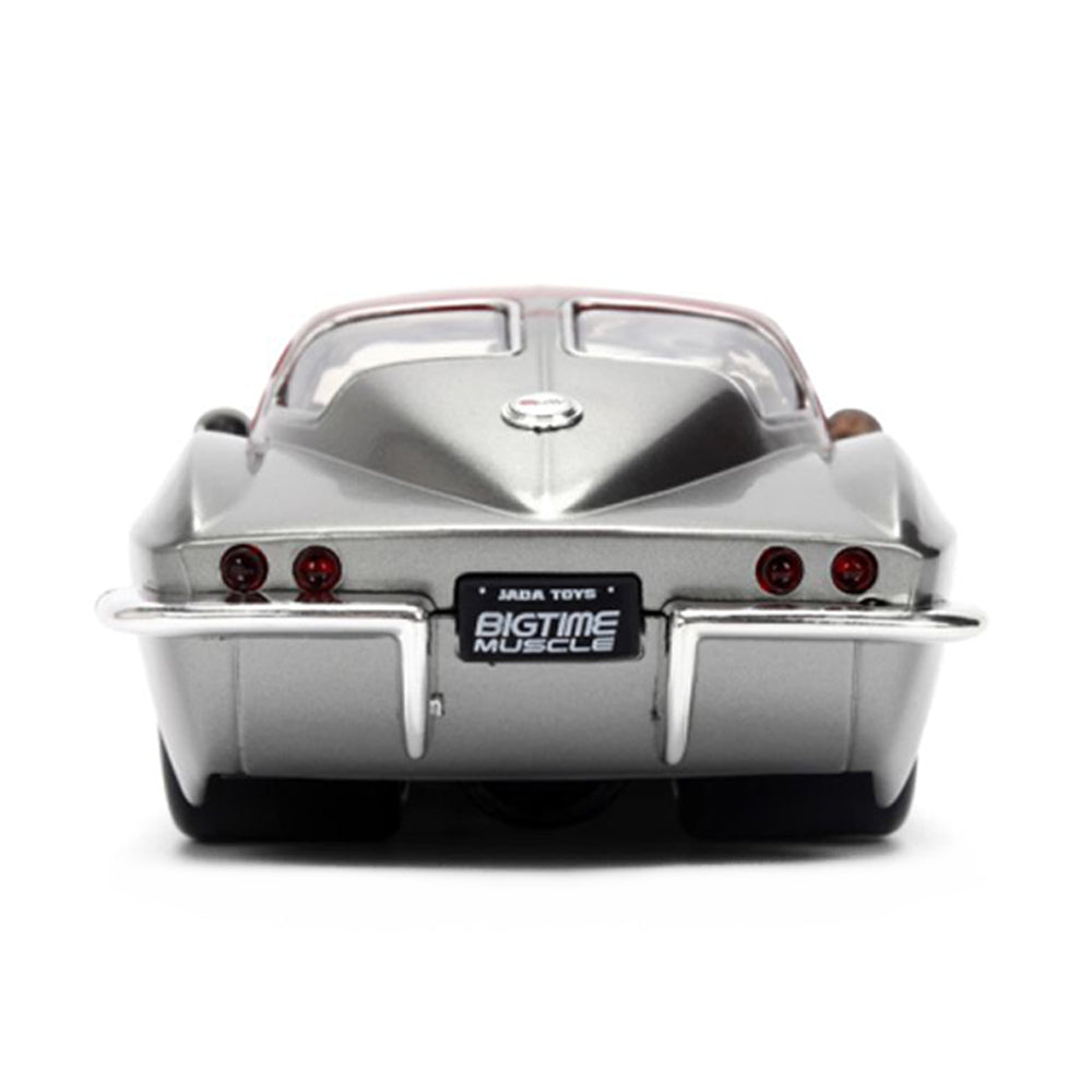 Jada 1:24 Scale Big Time Muscle 1963 Chevrolet Corvette Stingray Diecast Car