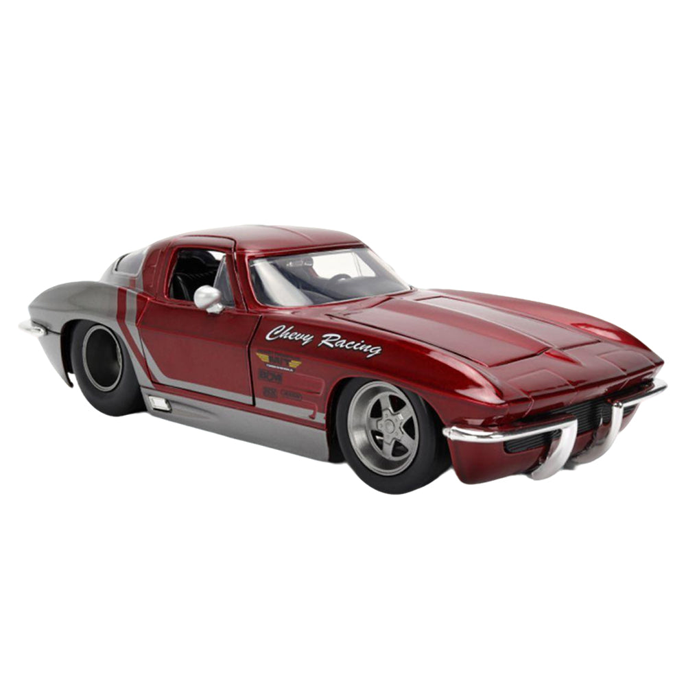Jada 1:24 Scale Big Time Muscle 1963 Chevrolet Corvette Stingray Diecast Car