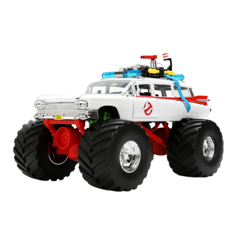 Jada 1:24 Scale Ghostbusters Ecto-1 Monster Truck Diecast Vehicle